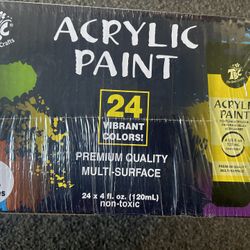 The Best Crafts Premium Acrylic Paint,24 Colors 