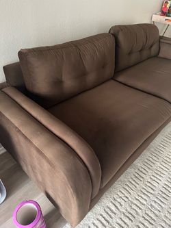 Brown couch
