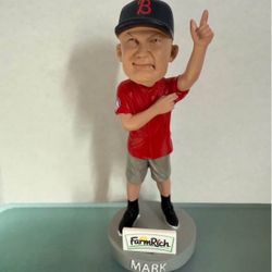 Buffalo Bisons Super Fan Mark Aichinger “ You stink” Bobble Head 6.5” Tall 