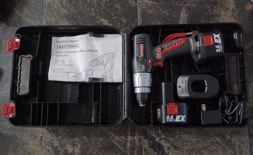 Craftsman Cordless Drill w/Case