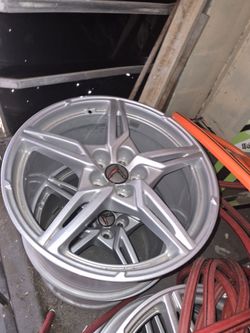 Corvette C8 Silver Alloy Wheels Rims