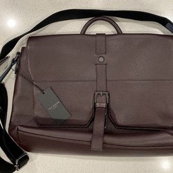 Leather Satchel Bag - Ted Baker