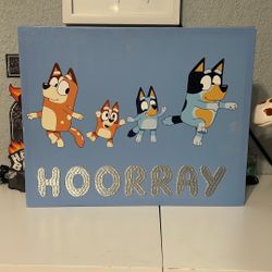 Bluey Wall Canvas