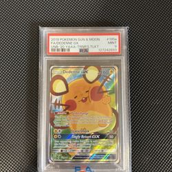 Pokemon Dedenne-GX #195a/214 PSA 9