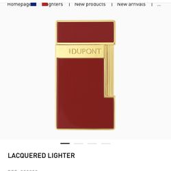 S. T Dupont Lacquered Lighter – $275