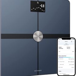 Withings Body+ Smart Wi-Fi bathroom scale for Body Weight - Digital Scale and Smart Monitor Incl. Body Composition Scales with Body Fat and Weight los