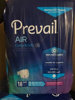 Prevail Air Plus Daily Brief - Size 2 - Breathability - Ultimate Absorbency - 18 Count