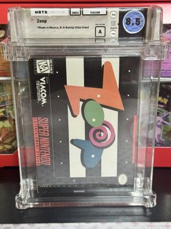 Zoop SNES Game NEW SEALED WATA 8.5 A Seal! Super Nintendo 