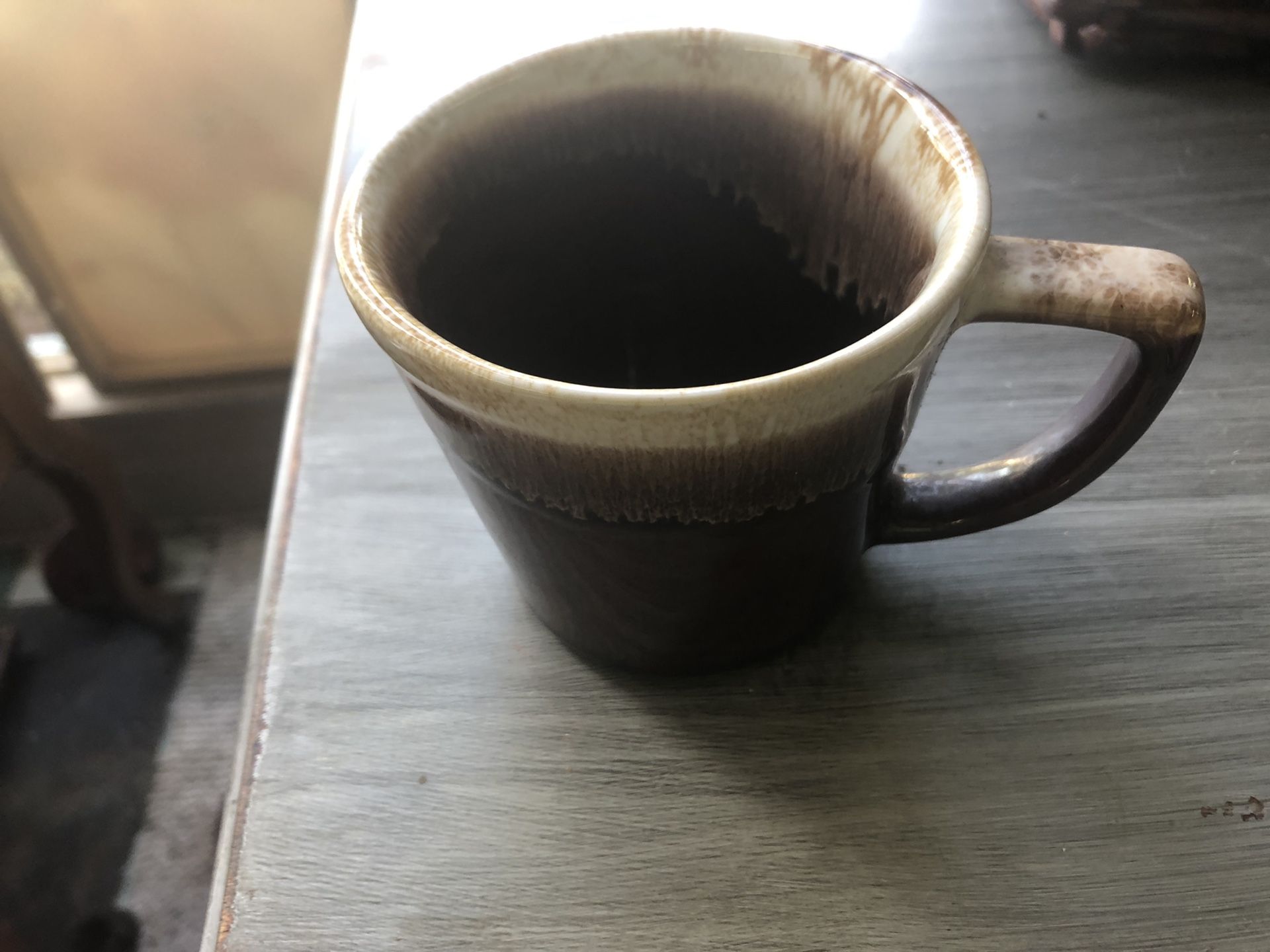 McCoy pottery coffee cup