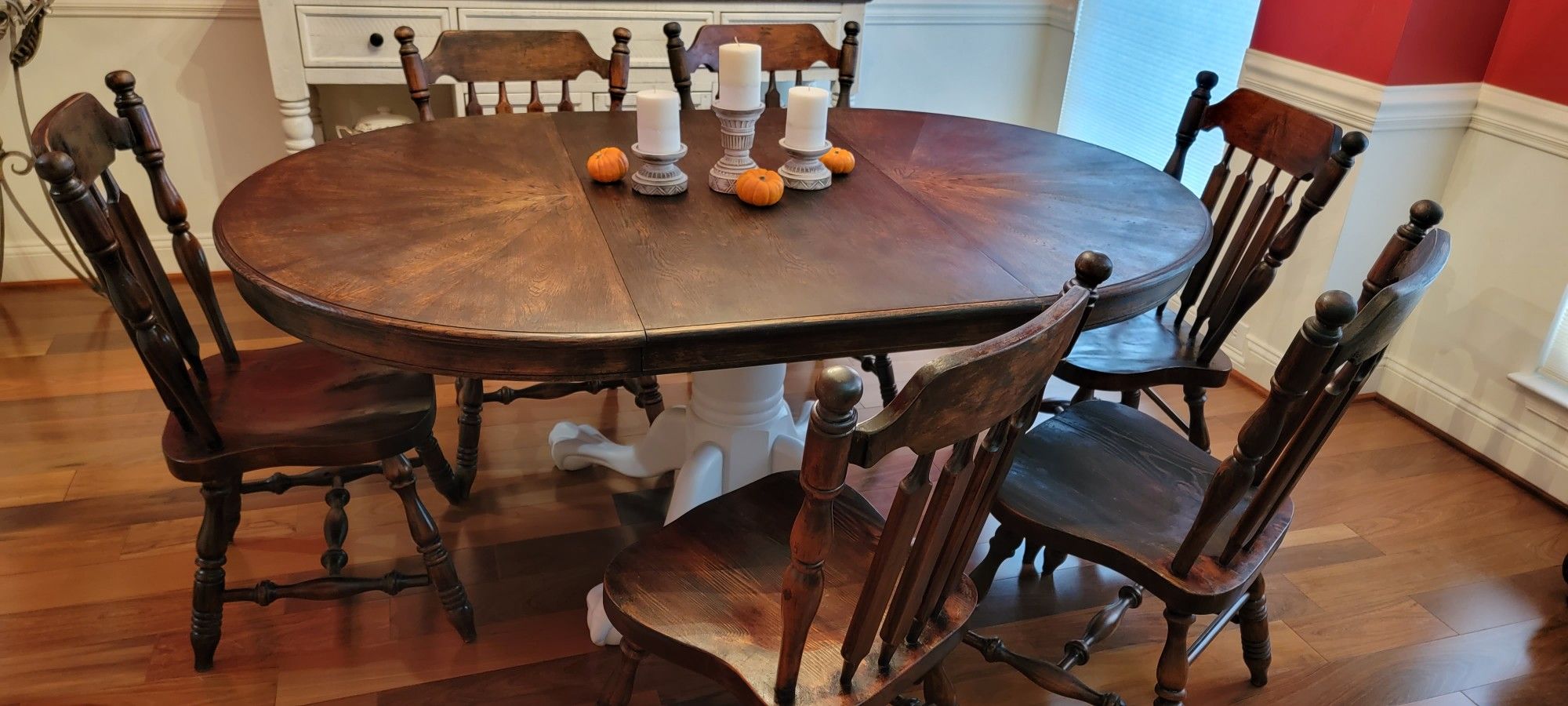 Rustic Antique Farmhouse Dining Set