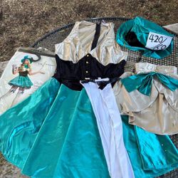Halloween tea party hostee Costume Adult Large 