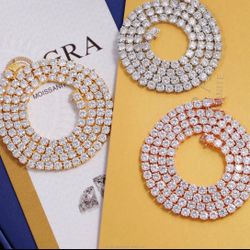 New VVS Moissanite chains Selection