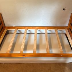 Solid Wood Twin Bed Frame 