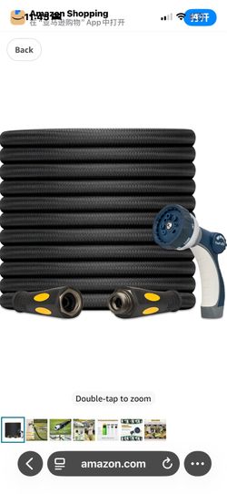 Brand new in box! 75 FT Garden Hose, Lightweight, Kink-Free and Non-Expandable 75ft Outdoor Heavy Duty Water Hose, Easy to Control, Extended Reach Wit