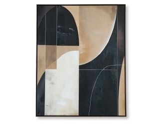 Ewanford Black/Brown/Tan Wall Art