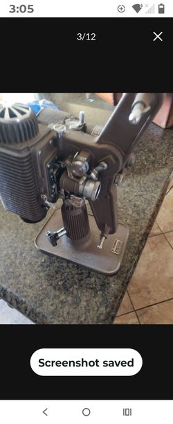 Vintage 1940s Revere 8mm Movie Projector With Case..120 FIRM