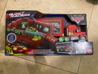 Disney Pixar Cars Glow Racers Mack Hauler