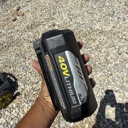 RYOBI 40V Lithium-Ion 5.0 Ah Battery OP4050A