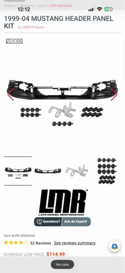 99-04 Mustang Header Panel Kit