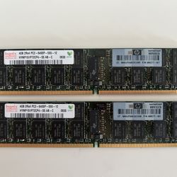 Memory Sticks 2x4Gb DDR2-800