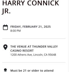 Harry Connick Tickets