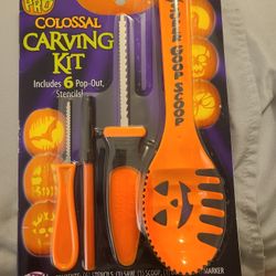 New. Halloween Pumpkin Carving Kit.