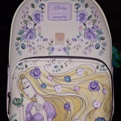Brand New! Loungefly Disney Tangled Rapunzel Mini Backpack 