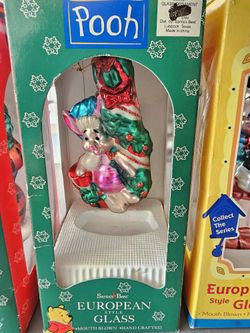 Disney European glass ornaments 