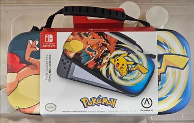 Nintendo Switch Case Pokemon Charizard vs Pikachu