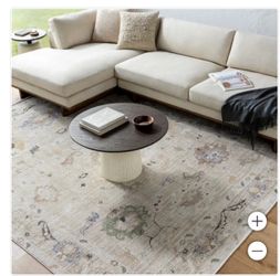 Peighton Area Rug Collection, Cream Rug Size 7 ft. 10 in. x 10 ft.