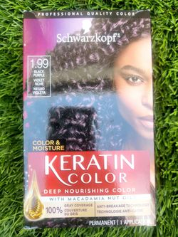 Black Purple Hair Dye