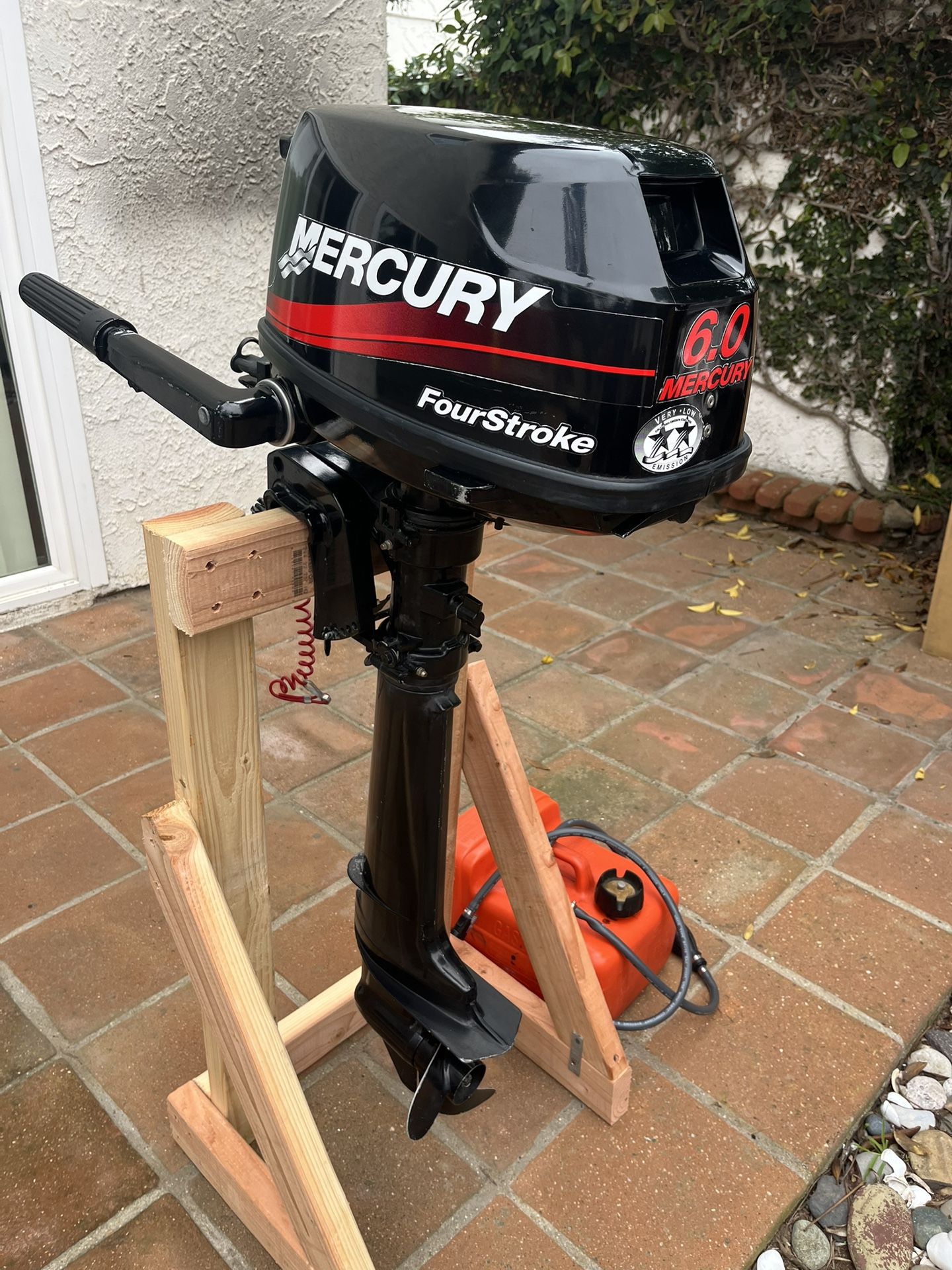 6hp Mercury Outboard Long Shaft 4 Stroke