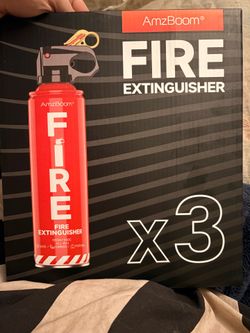 AmzBoom Fire Extinguisher 3-pack
