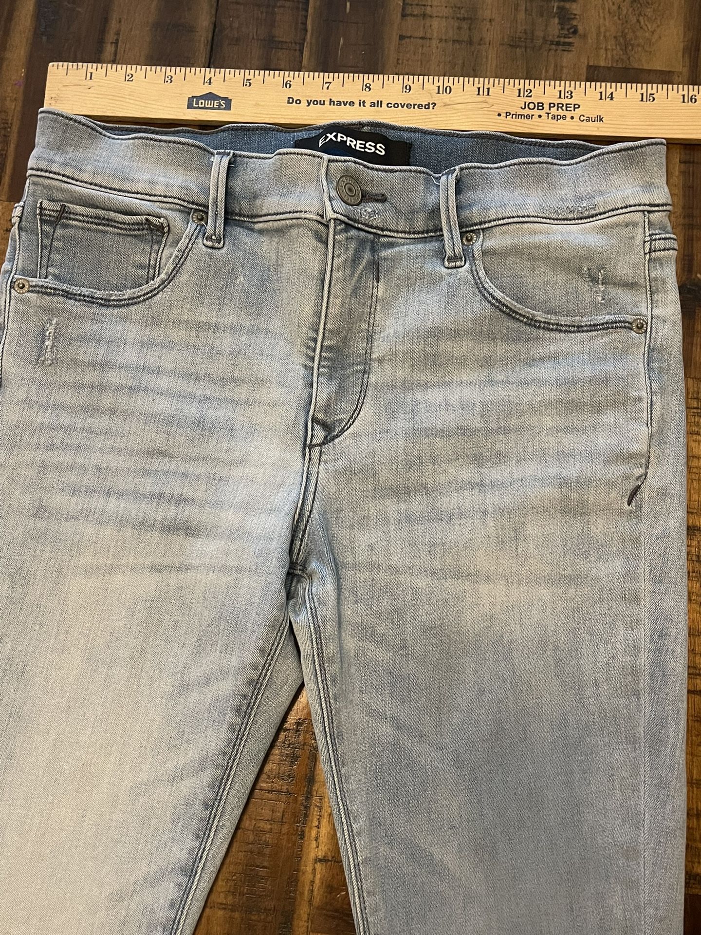 Express Mid Rise Jeans Legging Denim Stretch + 8 S