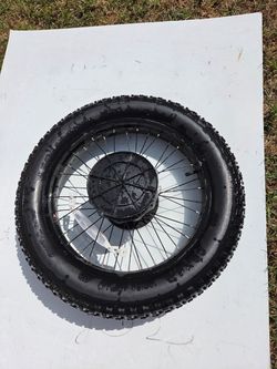 20 x 4.0 fat tire 180 disc new