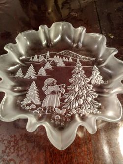 Mikasa Crystal Platter
