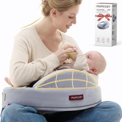 Momcozy Innovative Safety Guard Nursing Pillow Firm & Springy Memory Foam 