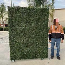 NEW Artificial Boxwood Panels Fake Grass Turf Fake Ivy Grass Turf Backdrop Grass Wall Decor 12pcs