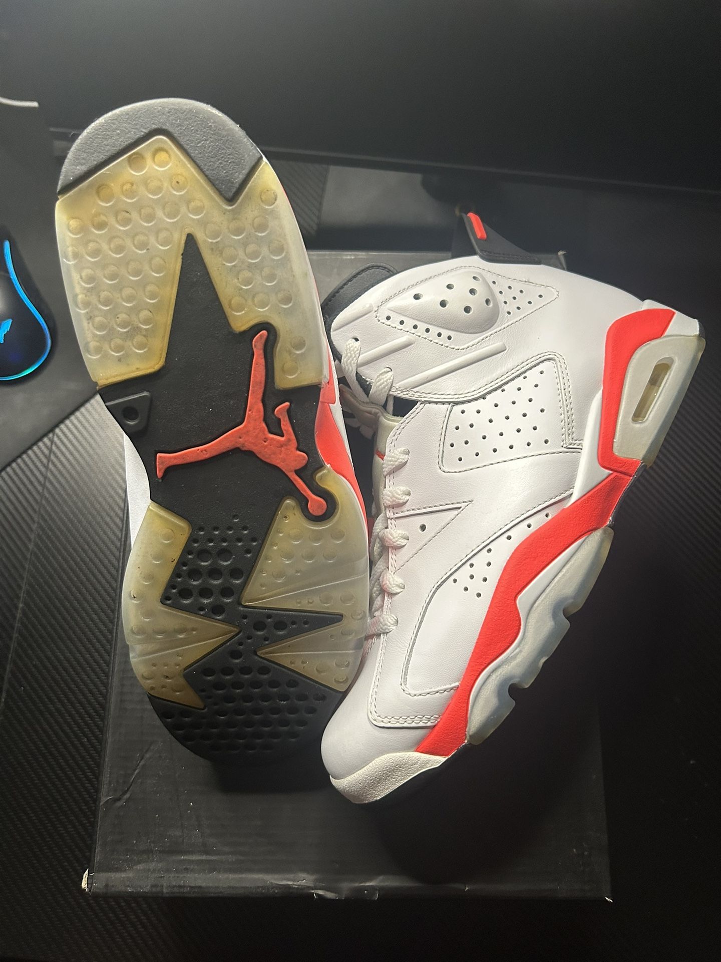 Jordan 6 White Infrared Size 8.5 Used