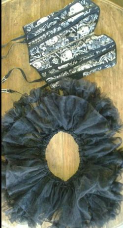 Croset and tutu costume