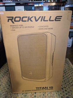 Rockville Titan 15" 2000w Powered 