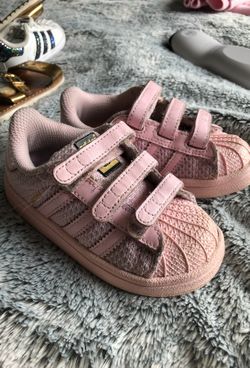 Toddler pink adidas
