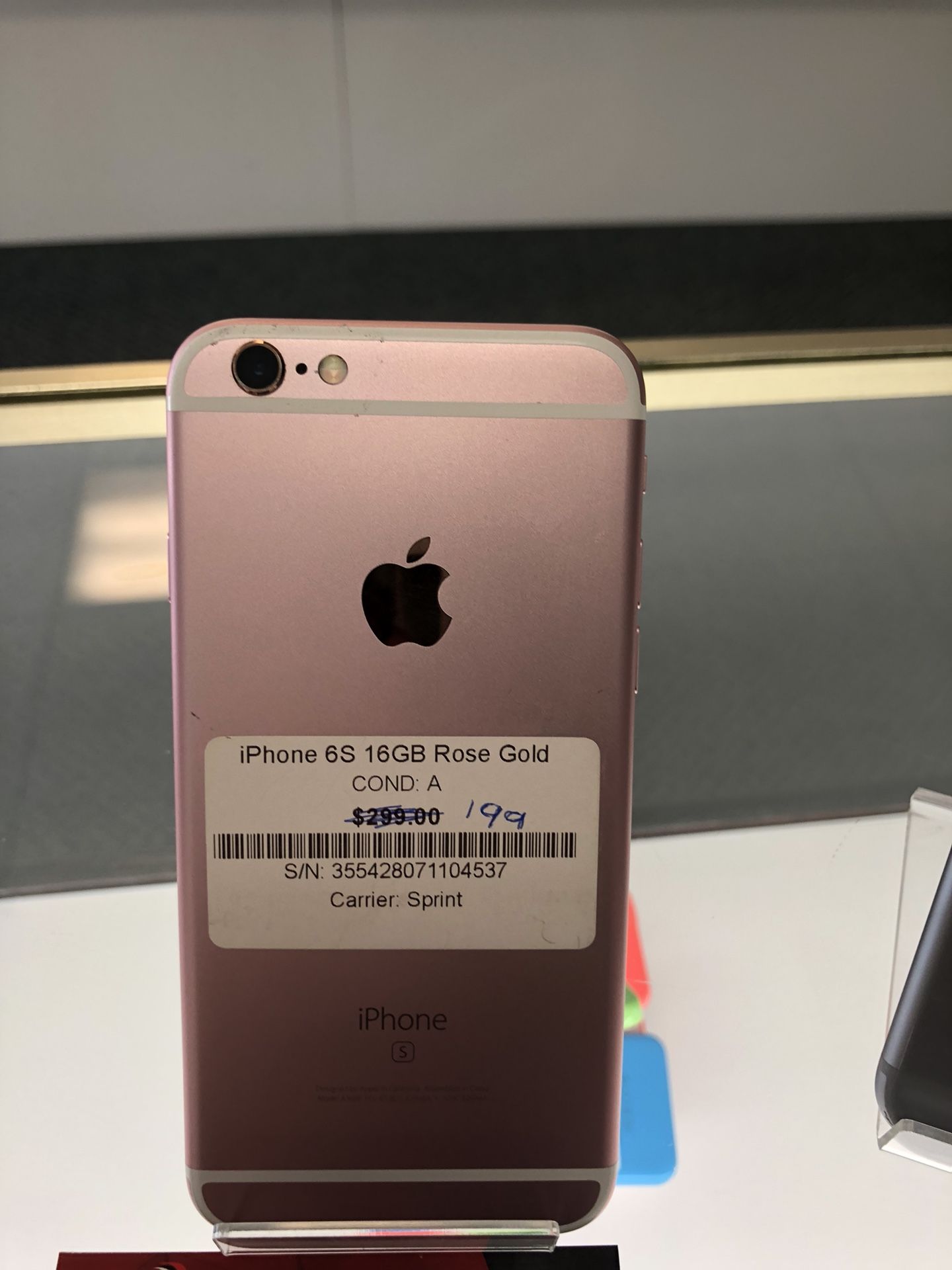 ROSE GOLD IPHONE 6S WITH 16GB! (SPRINT/BOOST MOBILE)