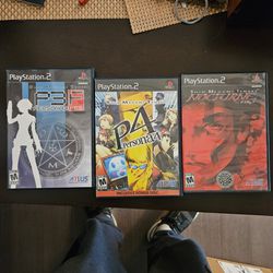 PS2 Games - Persona 3, 4, And SMT: Nocturne