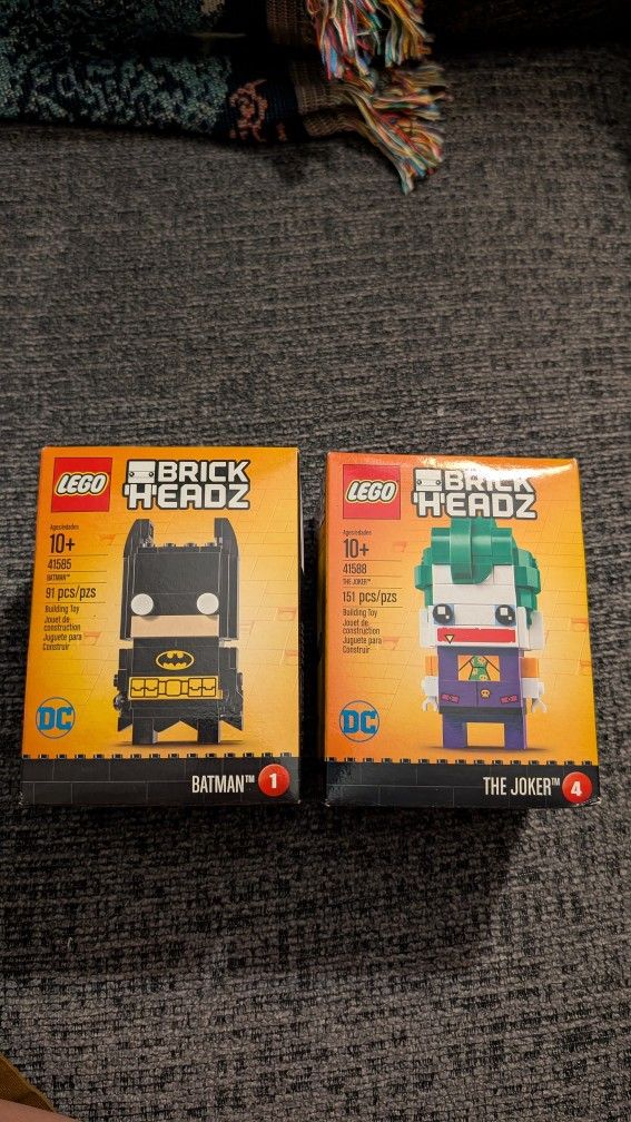Lego Brick Headz DC "The Batman Movie" Set Batman And The Joker
