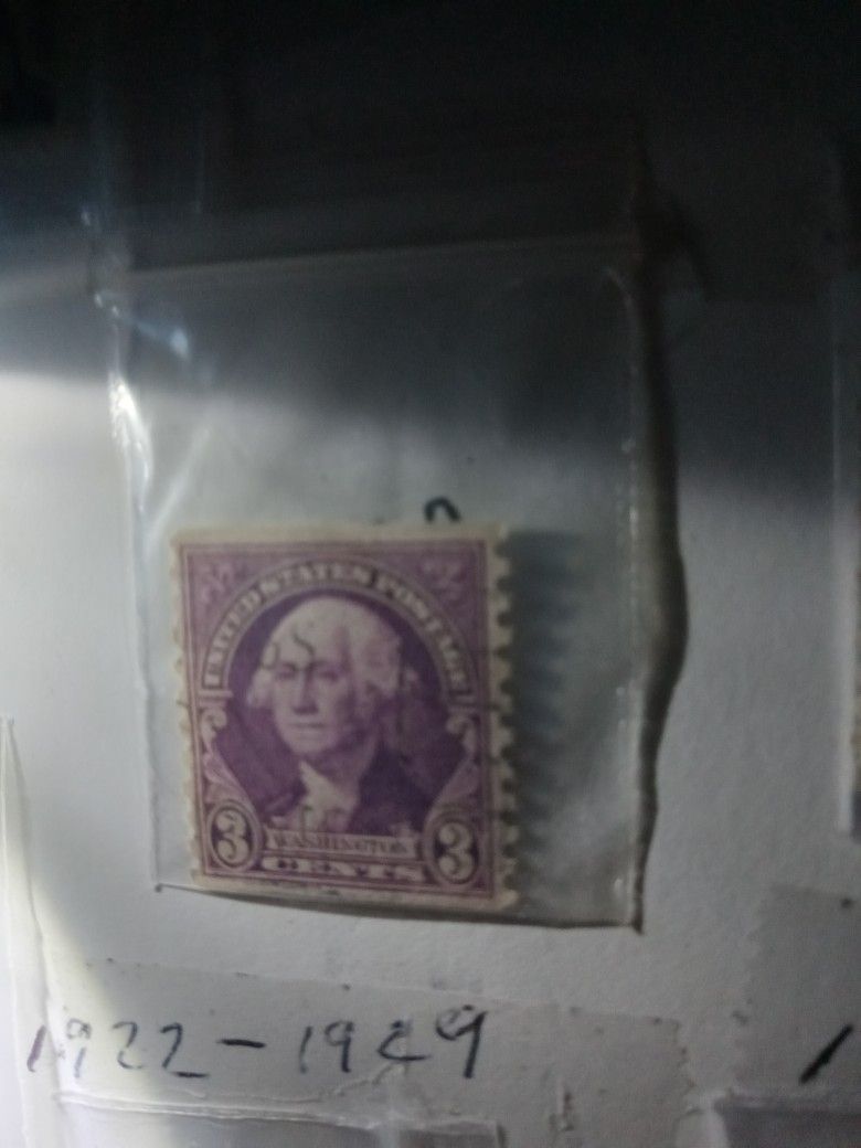 1922 Thru 1929 3 Cent George Washington Old Stamp