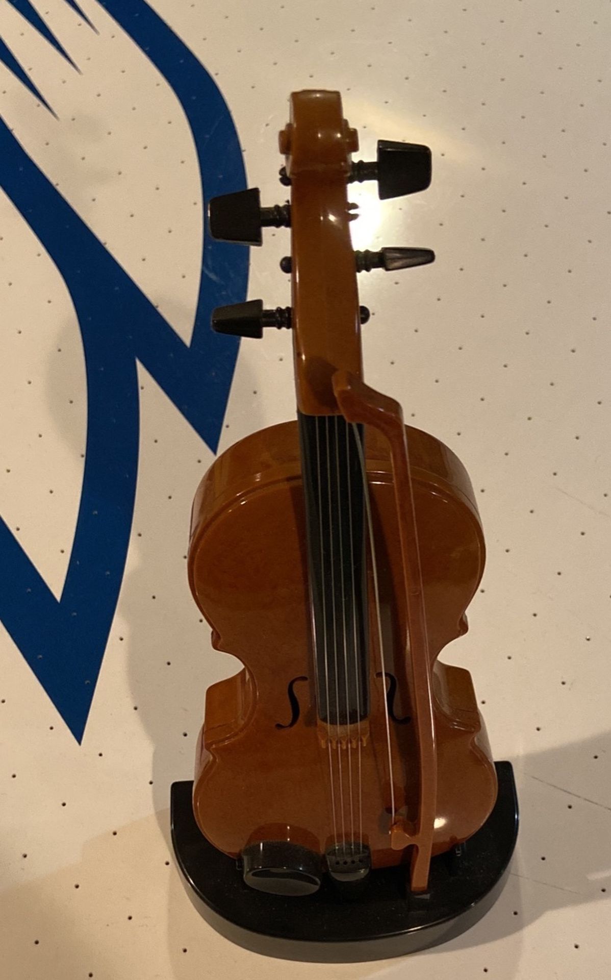 Golden Brown Small Musical Decorative Cello