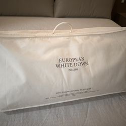 Restoration Hardware - European Down Pillow Set King Size