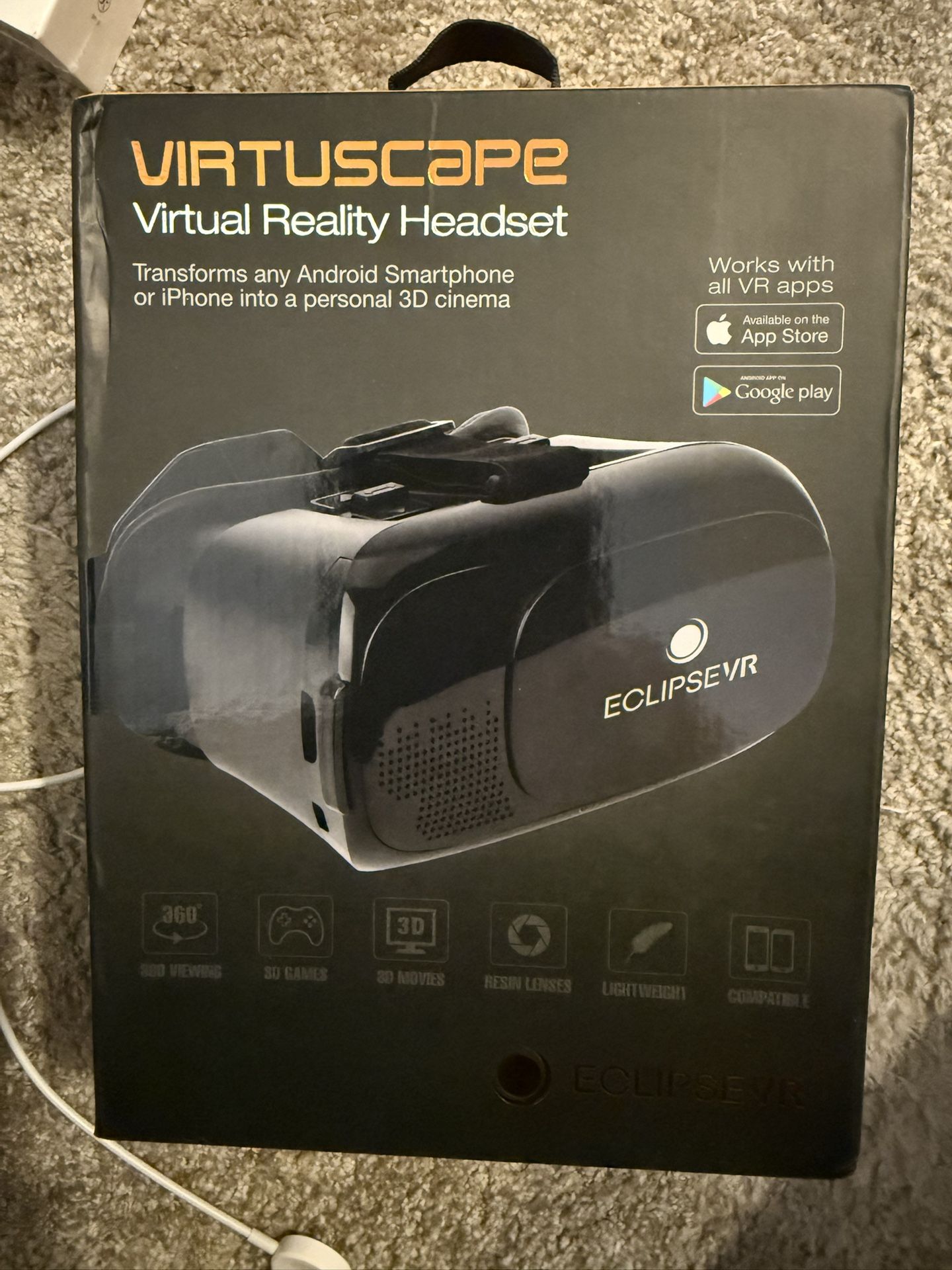 New Virtuscape Virtual Reality Headset