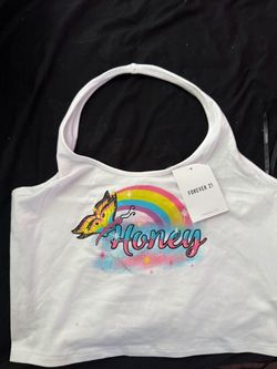 Forever 21 White Crop Top